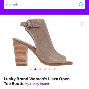Barely worn Lucky Brand Booties
